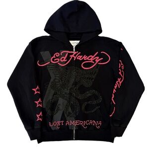 MGK x Ed Hardy hoodie XL